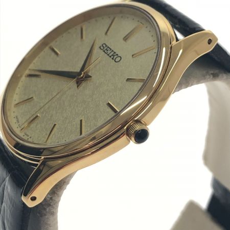  SEIKO セイコー 腕時計 ドルチェ クオーツ レザー 8J41-0AJ0