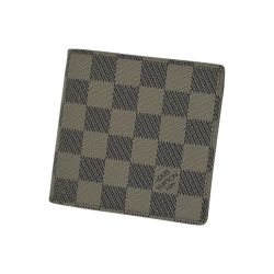 □□ LOUIS VUITTON ルイヴィトン ダミエ・アズール ポルトフォイユ・マルコ 二つ折り財布 本体のみ N60018 アズール Cランク