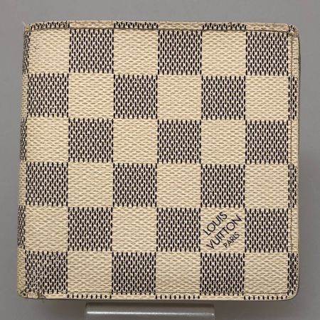  LOUIS VUITTON ルイヴィトン ダミエ・アズール ポルトフォイユ・マルコ 二つ折り財布 本体のみ N60018 アズール