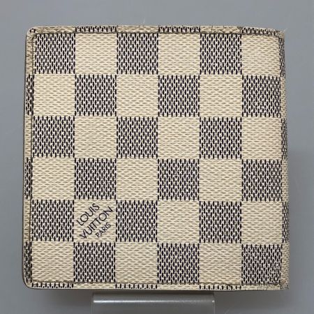  LOUIS VUITTON ルイヴィトン ダミエ・アズール ポルトフォイユ・マルコ 二つ折り財布 本体のみ N60018 アズール