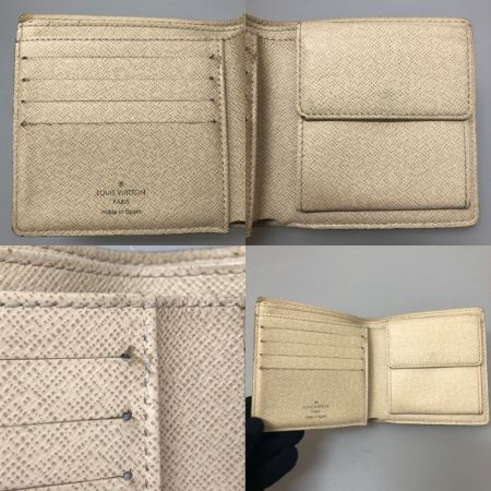  LOUIS VUITTON ルイヴィトン ダミエ・アズール ポルトフォイユ・マルコ 二つ折り財布 本体のみ N60018 アズール