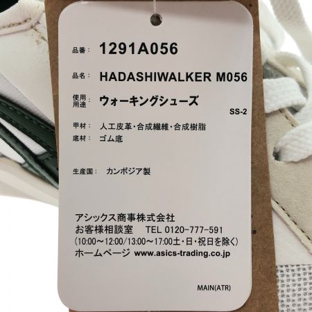  asics アシックス スニーカー ウォーキングシューズ ハダシウォーカー 28cm 1291A056-100 ホワイト×グリーン