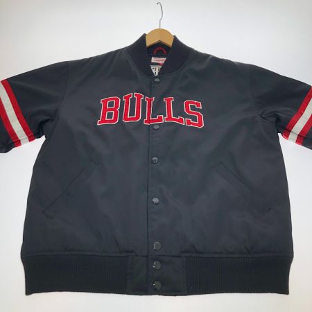  Mitchell&Ness スタジャン ジャケット XLサイズ ブラック