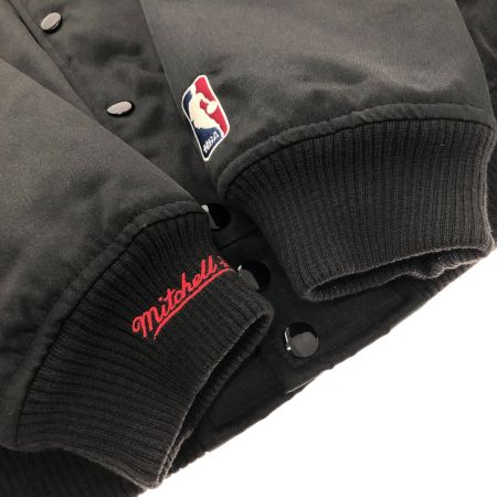  Mitchell&Ness スタジャン ジャケット XLサイズ ブラック