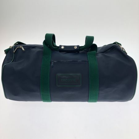  LACOSTE ラコステ ボストンバッグ ネイビー×グリーン