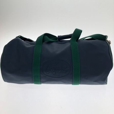  LACOSTE ラコステ ボストンバッグ ネイビー×グリーン