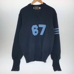 □□ SKOOKUM スクーカム Vネックニット セーター XLサイズ 40133 ネイビー Bランク