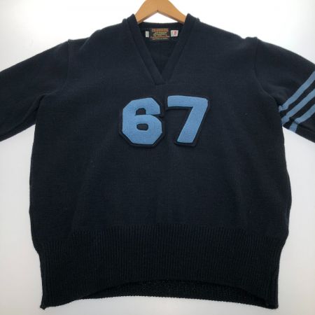  SKOOKUM スクーカム Vネックニット セーター XLサイズ 40133 ネイビー