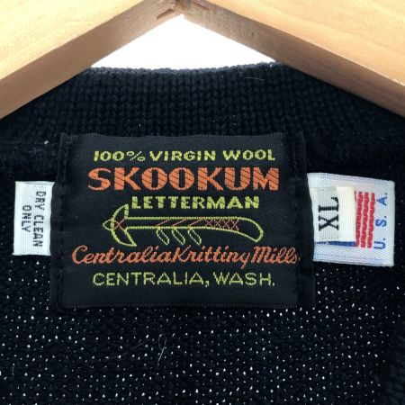  SKOOKUM スクーカム Vネックニット セーター XLサイズ 40133 ネイビー