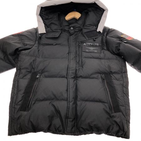  AVIREX アビレックス ダウンジャケット ムーンランディング Lサイズ 6102181 ブラック