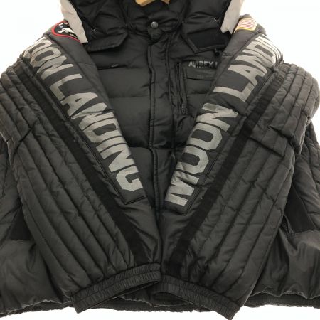 AVIREX アビレックス ダウンジャケット ムーンランディング Lサイズ 6102181 ブラック