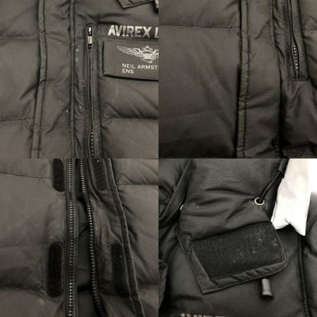  AVIREX アビレックス ダウンジャケット ムーンランディング Lサイズ 6102181 ブラック