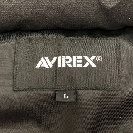 AVIREX アビレックス ダウンジャケット ムーンランディング Lサイズ 6102181 ブラック