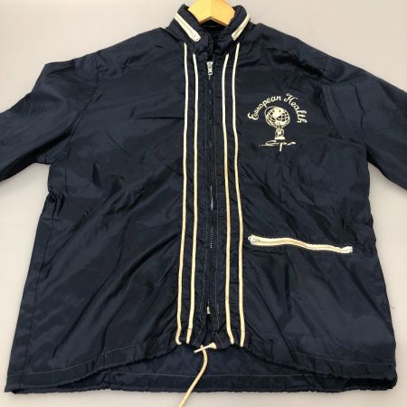  Champion チャンピオン ナイロンジャケット サイズ不明 ネイビー
