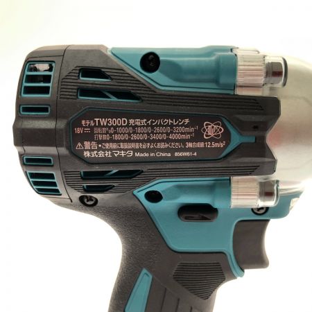  MAKITA マキタ 充電式インパクトレンチ　18v 6.0Ah  TW300DRGX ブルー
