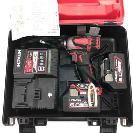  HITACHI 日立 コードレスインパクトドライバ 18V　6.0Ah  WH18DDL2 スペシャルレッド
