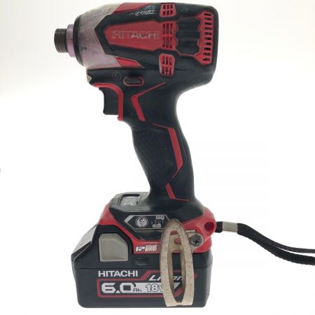  HITACHI 日立 コードレスインパクトドライバ 18V　6.0Ah  WH18DDL2 スペシャルレッド