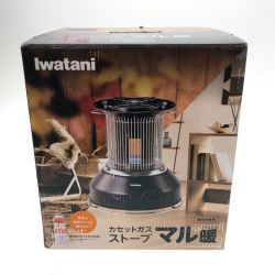 □□ Iwatani イワタニ カセットガスストーブ マル暖 2023年製 CB-STV-MRD ブラック Bランク