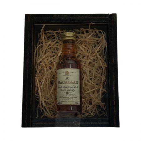  The MACALLAN マッカラン マッカラン18年 ミニボトル 50ml ミニチュアボトル 未開栓