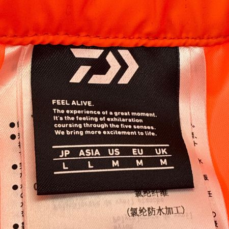  DAIWA ダイワ フィッシングウェア SIZE L オーシャンハーフパンツ オレンジ