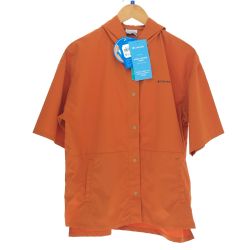 □□ Columbia コロンビア ロードトゥーマウンテンキャンプラバーズショートスリーブシャツ Lサイズ PL3873-820 オレンジ Aランク