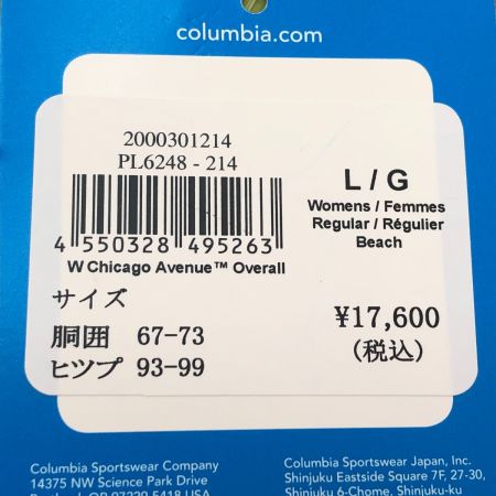  Columbia コロンビア シカゴアベニューオーバーオール Lサイズ PL6248-214 ベージュ