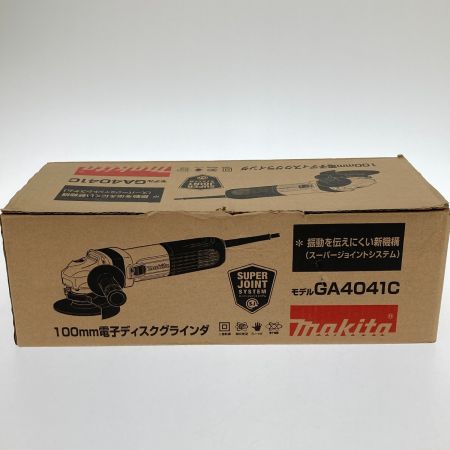  MAKITA マキタ 100ｍｍ　電子ディスクグラインダ GA4041C ブルー