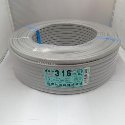 □□ 愛知電線 電材 VVFケーブル 3芯  1.6ｍｍ×100 24年11月 Sランク