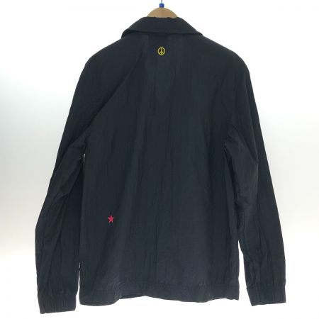  NIKE ナイキ ロゴ刺繍コーチジャケット ブルゾン Lサイズ DM5056-010 ブラック