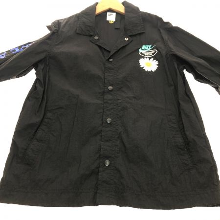  NIKE ナイキ ロゴ刺繍コーチジャケット ブルゾン Lサイズ DM5056-010 ブラック