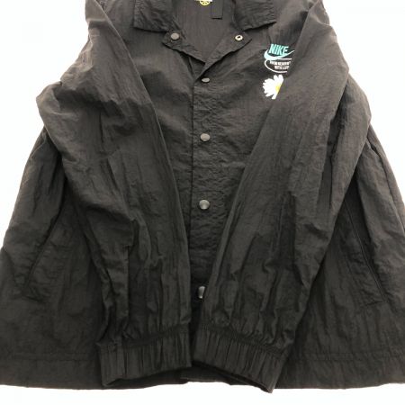  NIKE ナイキ ロゴ刺繍コーチジャケット ブルゾン Lサイズ DM5056-010 ブラック