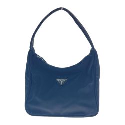 □□ PRADA プラダ ハンドバッグ　ミニハンドバッグ　三角ロゴプレート MV515 ブラック Bランク