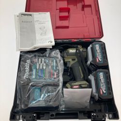 □□ MAKITA マキタ 充電式インパクトドライバ　40V TD002GRDXO オリーブ Sランク
