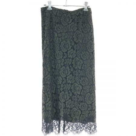  IENA イエナ レース　タイトスカート　サイズ36 20-060-900-2050-3-0 カーキ
