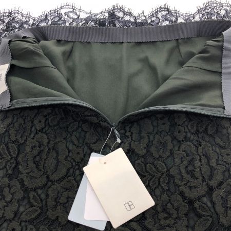  IENA イエナ レース　タイトスカート　サイズ36 20-060-900-2050-3-0 カーキ