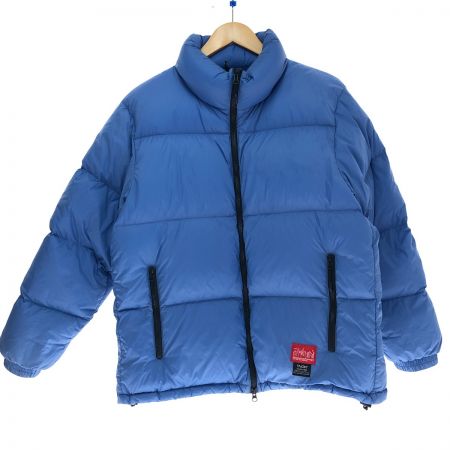  TAION×ManhattanPortage ダウンジャケット　Ｌサイズ 24FW-MP-TAION04 スカイブルー