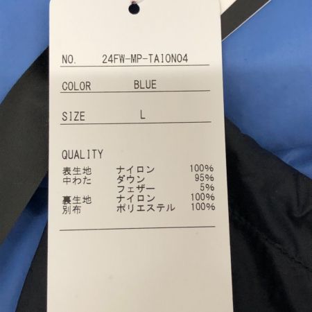  TAION×ManhattanPortage ダウンジャケット　Ｌサイズ 24FW-MP-TAION04 スカイブルー