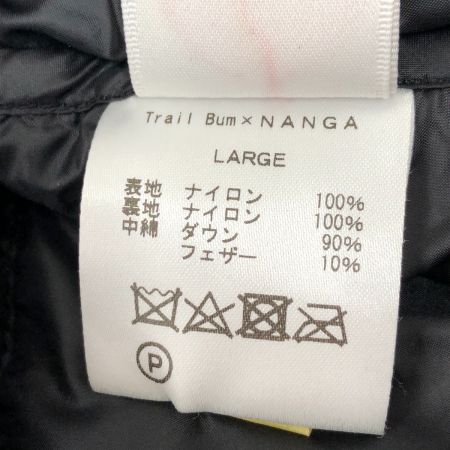  NANGA ナンガ Trail Bum×NANGA ダウンジャケット Ｌサイズ ブラック
