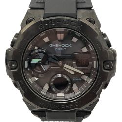 □□ CASIO カシオ G-SHOCK 腕時計 G-STEEL タフソーラー 本体のみ GST-B400 ブラック Bランク