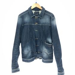 □□ DIESEL ディーゼル デニムジャケット　Ｌサイズ 93243 ブルー Bランク