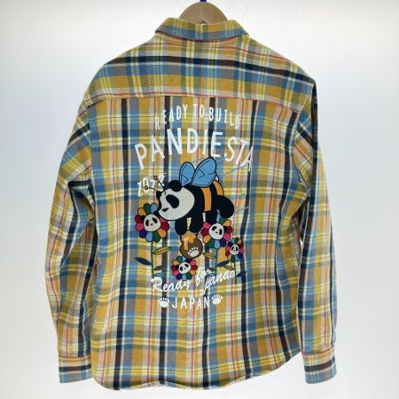 PANDIESTA JAPAN ハニーパンダヘビーネルシャツ　Ｌサイズ 564856 イエロー