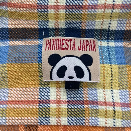  PANDIESTA JAPAN ハニーパンダヘビーネルシャツ　Ｌサイズ 564856 イエロー