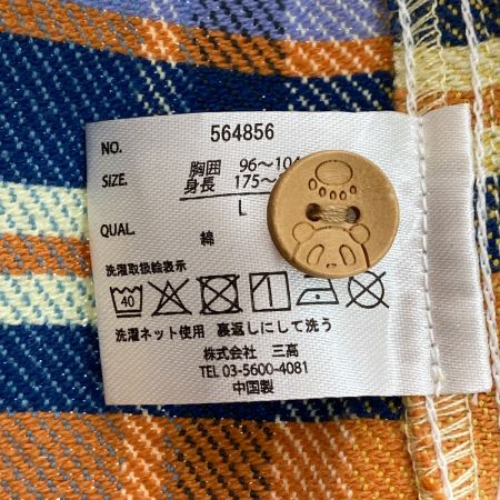  PANDIESTA JAPAN ハニーパンダヘビーネルシャツ　Ｌサイズ 564856 イエロー