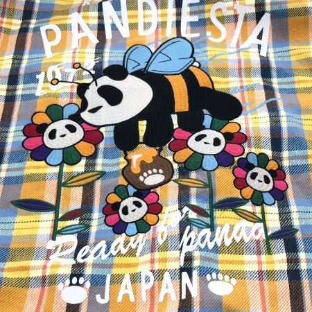  PANDIESTA JAPAN ハニーパンダヘビーネルシャツ　Ｌサイズ 564856 イエロー