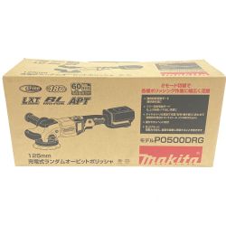 □□ MAKITA マキタ 125ｍｍ充電式ランダムオービットポリッシャ　18Ｖ PO500DRG Sランク