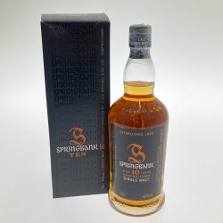 □□ スプリングバンク ウイスキー　スプリングバンク 10年 　旧ラベル Sランク 未開栓