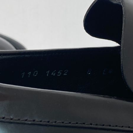  GUCCI グッチ ローファー　ロゴプレート スクエアトゥ　8Ｅ 110 1142  ブラウン