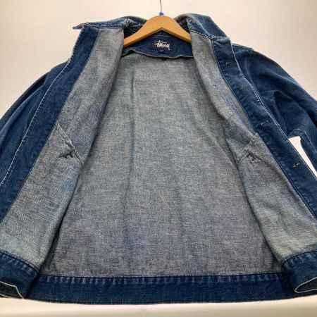  stussy ステューシー デニムジャケット　Ｌサイズ 94974 ブルー
