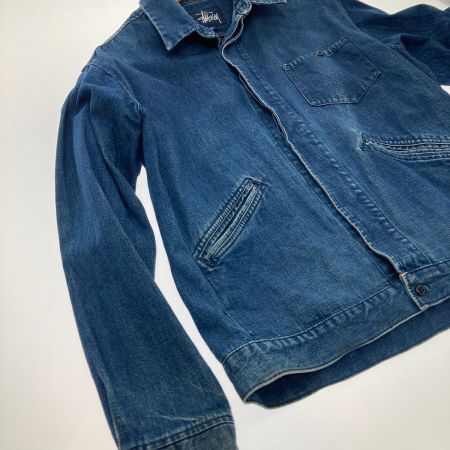  stussy ステューシー デニムジャケット　Ｌサイズ 94974 ブルー