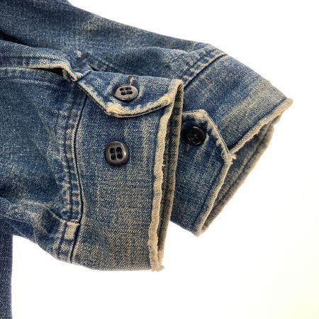  stussy ステューシー デニムジャケット　Ｌサイズ 94974 ブルー